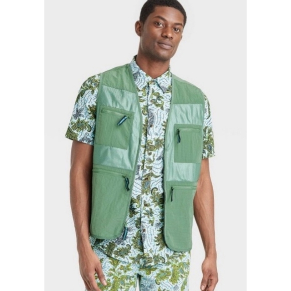 Houston White × Target Ripstop Vest Green Size S - Picture 1 of 13